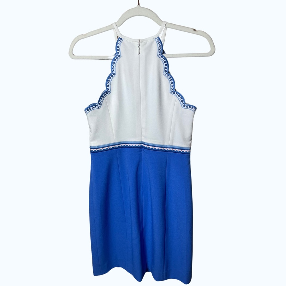 Lily Pulitzer Adalie Stretch Shift Blue fitted dress size 0, worn once!